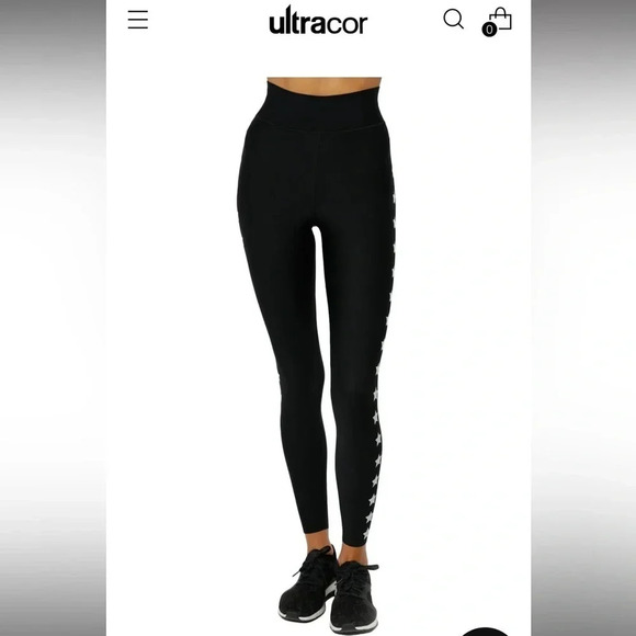 Ultracor performance leggings. Black XXS - Picture 7 of 8